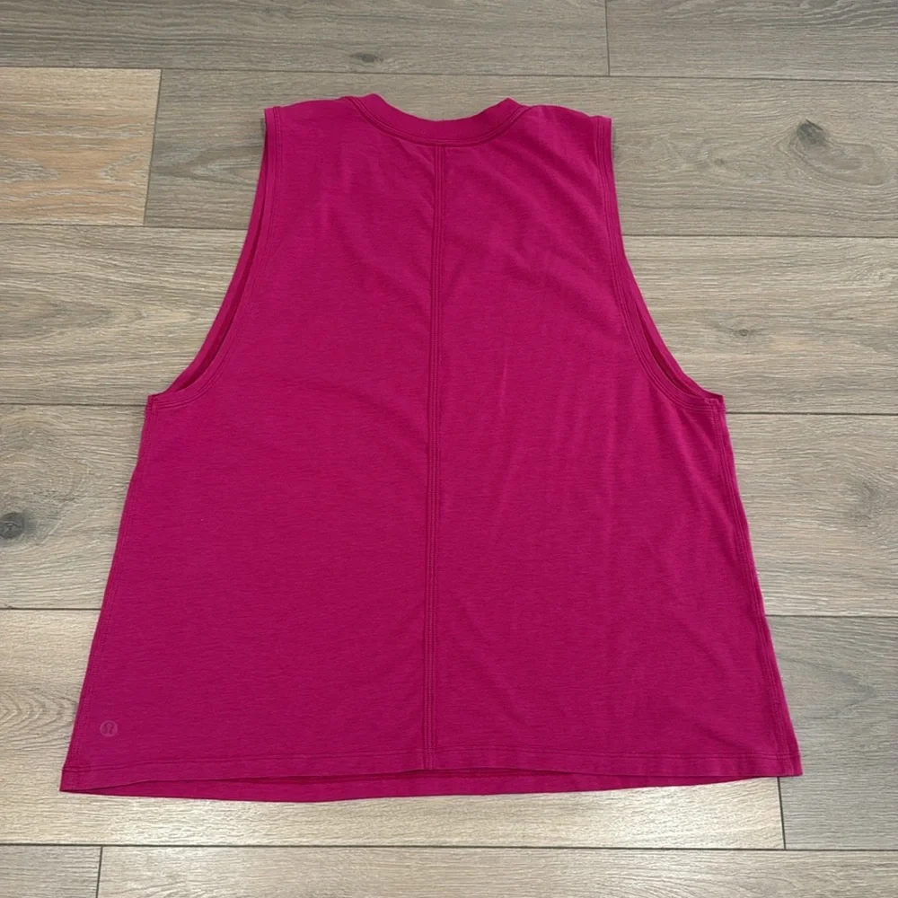 LULULEMON Ripened Raspberry All Yours Tank Active Workout Gym Muscle Top Size 12